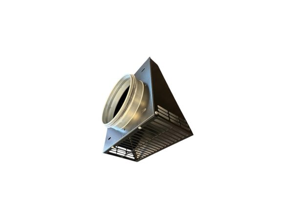 KAPPETES – Inntak/avkastkappe 125–250 mm Sort